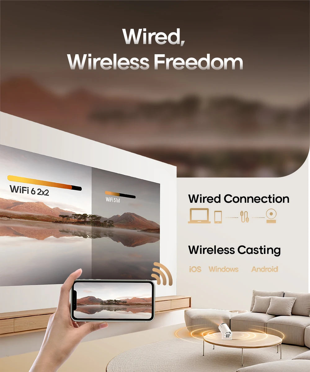 The Smart Mini Projector